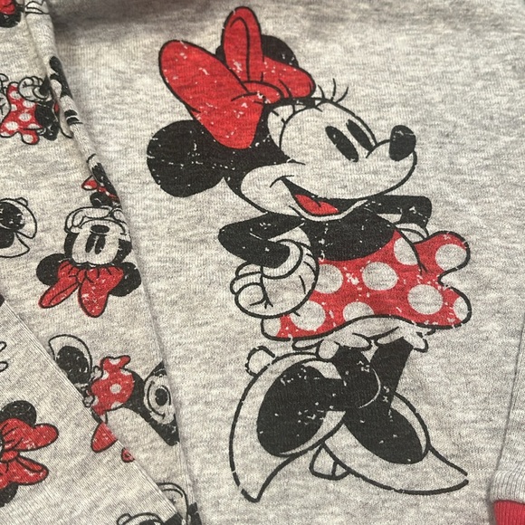 Minnie Mouse Pajama Set 12-18 month Disney baby 100%organic cotton super soft - Picture 4 of 5